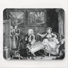 A Harlot's Progress, plate II, Quarrels Mouse Pad