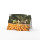 A hayride at the pumpkin patch cards