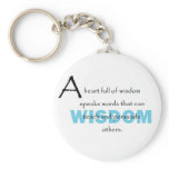 A Heart Full Of Wisdom Keychain