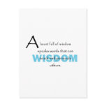 A Heart Full Of Wisdom Post Cards