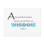 A Heart Full Of Wisdom Post Cards
