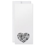 A Heart Made of Dog Paws Custom Rack Card