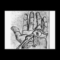 a helping hand postcards