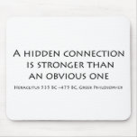A hidden connection mousepads