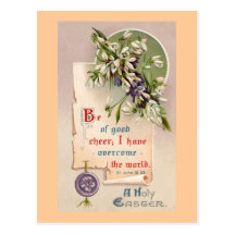 A Holy Easter Vintage Christian Postcards