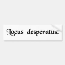 A hopeless passage. bumper sticker