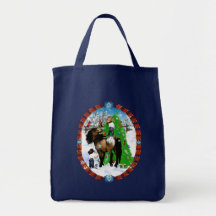A Horse and Kid Christmas Bags