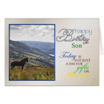 A horse birthday card for son.