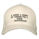 A horse - Shakespeare embroidered hats