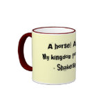 A horse - Shakespeare mug