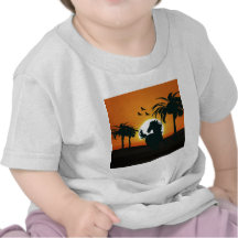 A horse silhouette at sunset shirt