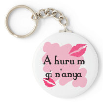 A huru m gi n'anya - Igbo I love you Keychains