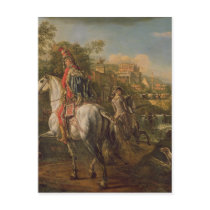 A Hussar on horseback, 1773 Postcards