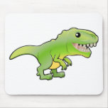 A illustration of a cute tyrannosaurus rex dinosau