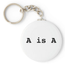 A is A = the law of identity Key Chain