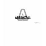 A is for Abbigail t-shirts
