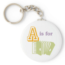 A is for Accordion Key Chain