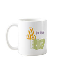 A is for Accordion Mug
