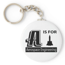 A Is For Aerospace Engineering Key Chain