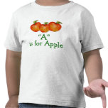 A is for Apple Learn to Spell Toddler T-Shirt