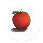 A is for Apple stickers