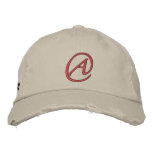 A is for Atheist embroidered hats