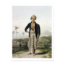 A Javan of the Lower Class, plate 2 from Vol. I of posters