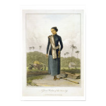 A Javan Woman of the Lower Class, plate 3 from Vol posters