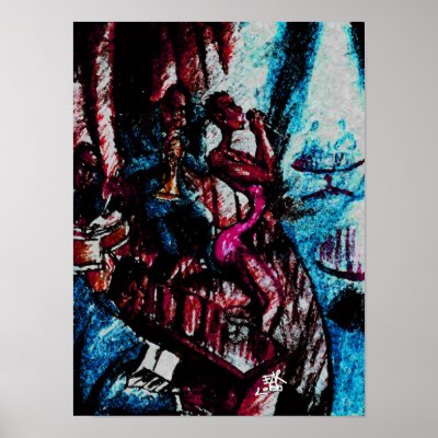 A Jazz Night Club Poster by E_A_Richburg