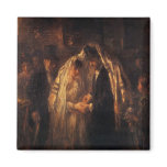 A Jewish Wedding by Jozef Israels - Circa 1903 Magnets