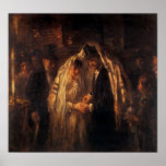 A Jewish Wedding by Jozef Israels - Circa 1903 posters