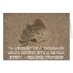 "A journey of a thousand... cards