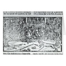 A Jousting Tournament Greeting Card
