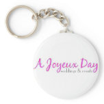 A Joyeux Day Keychain
