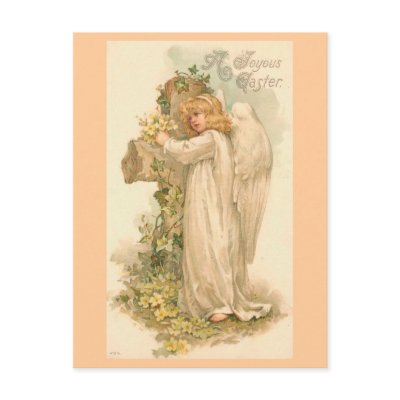 A Joyous Easter Angel Post Card by easterfun