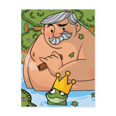 A King and A Frog Postcards by xxxveebee