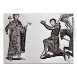 A King and a Knight Card