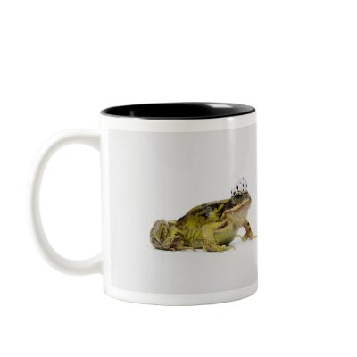 a king and queen frog looking at each other coffee mugs by prophoto