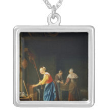 A Kitchen Scene Personalized Necklace