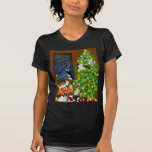 A Kitty Cat Christmas Petite T-Shirt