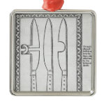 A Knife Trick Christmas Ornaments
