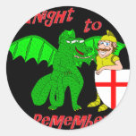 A Knight to Remember Round Sticker
