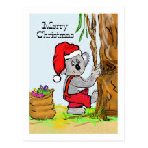 A Koala Merry Christmas Post Cards