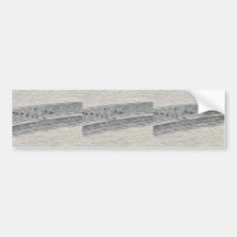 A koto or Japanese zither Ukiyo-e. Bumper Sticker