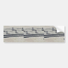 A koto or Japanese zither Ukiyo-e. Bumper Sticker