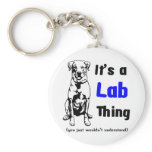 A Labrador Thing Key Chain