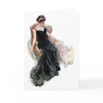 A Lady and Her Cats Cards