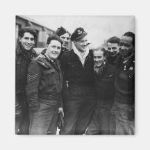 A Lancaster Bomber Crew Magnets