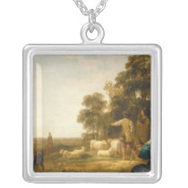 A Landscape with Shepherds and Shepherdesses necklaces