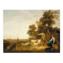 A Landscape with Shepherds and Shepherdesses postcards